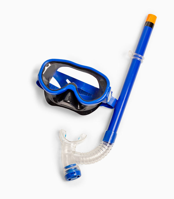 CARETA CON SNORKEL REGENT AZUL NEGRO