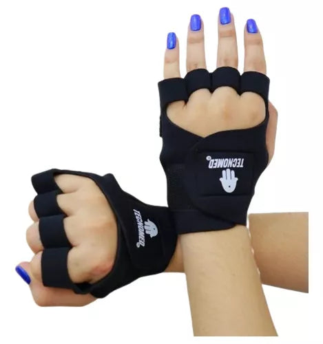 GUANTES DEPORTIVOS TECNOMED DAMA Y CABALLERO FITNESS TECNOMED