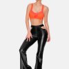 PANTALÓN DEPORTIVO APARIENCIA CUERO BOTA ANCHA TALLA U REF: 103373