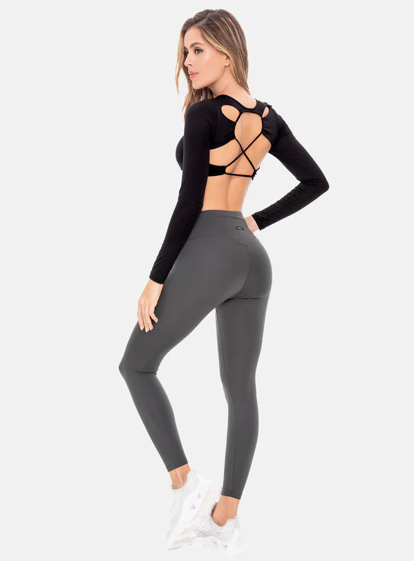 LEGGINS DEPORTIVO MUJER POLIÉSTER CON BOLSILLO TERMOSELLADO TALLA ÚNICA REF: 107033 - Sabrinasport7