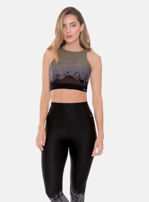 TOP DEPORTIVO POLIAMIDA JACQUARD REF: 108513
