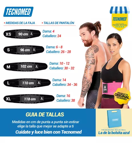FAJA TECNOMED PARA GYM / CLASICA - 615762