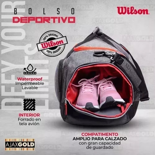 BOLSO WILSON DEPORTIVO VIAJE URBANO RUNNING BOLSILLO GYM