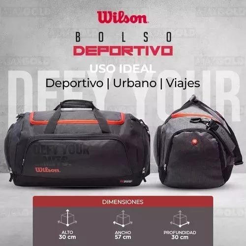 BOLSO WILSON DEPORTIVO VIAJE URBANO RUNNING BOLSILLO GYM