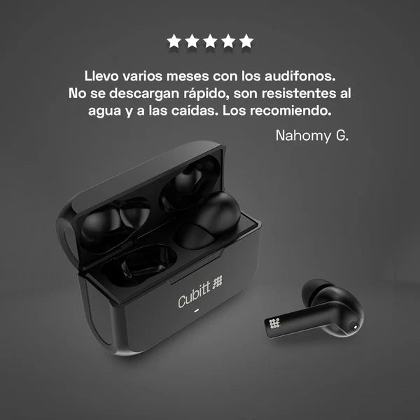 AUDIFONO WIRELESS EARBUDS GEN2 CUBITT