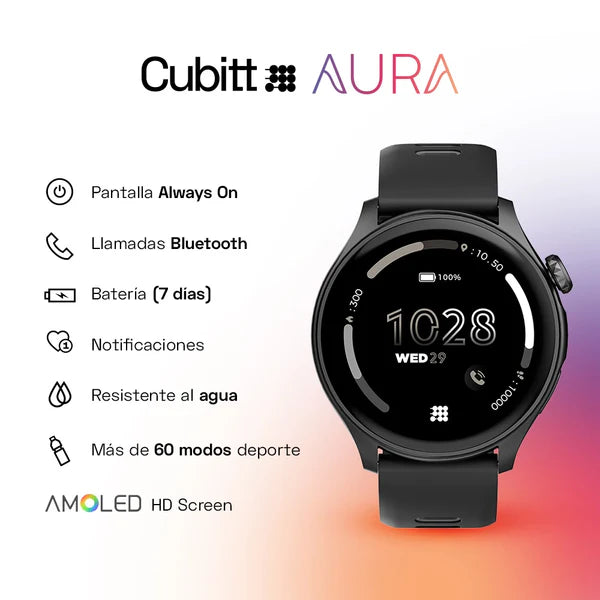 AURA CUBITT RELOJ INTELIGENTE CT-AURA - Sabrinasport7