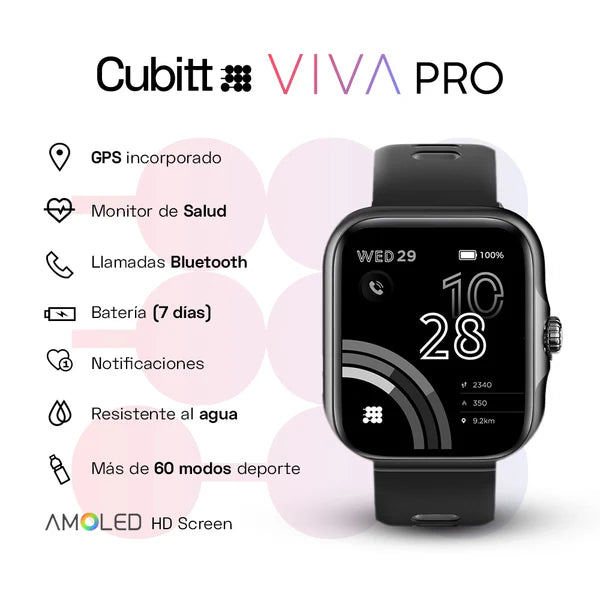 VIVA PRO RELOJ INTELIGENTE CUBITT - Sabrinasport7