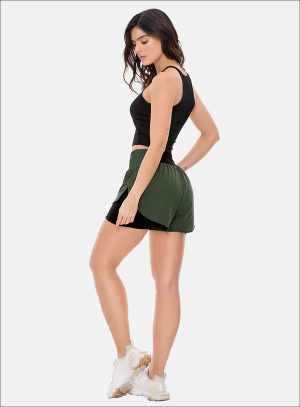 SHORT DEPORTIVO POLIÉSTER CON SHORT INTERNO REF: 107853