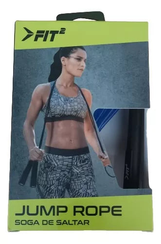 CUERDA PARA SALTAR YSTON FIT2 CON MANGO DE PLASTICO