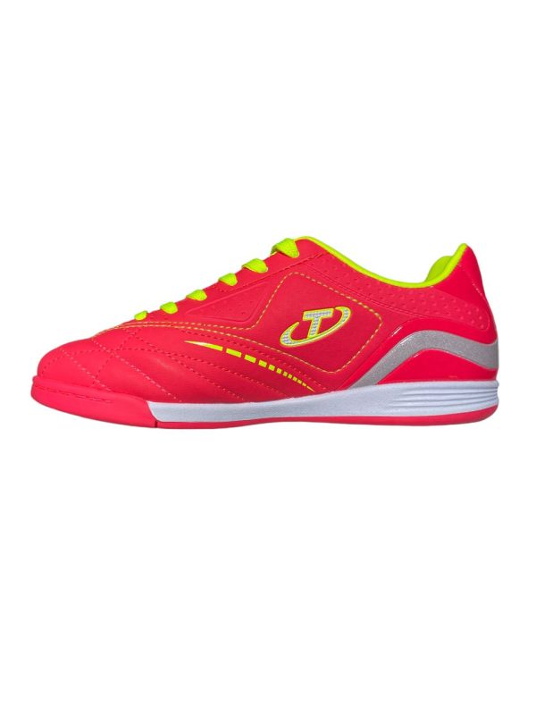 ZAPATOS TABBUCHE FUTBOL SALA CORAL NEON NIÑO - ADULTO