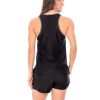 BLUSA DEPORTIVA MUJER POLIÉSTER CON CORTES EN MALLA TALLA ÚNICA REF: 106523 SKU: 106523-17