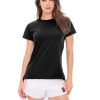 BLUSA DEPORTIVA MUJER POLIAMIDA CON ELÁSTICO EXPUESTO ESTAMPADO ABERTURA EN ESPALDA REF: 106963