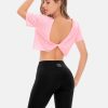 CAMISETA DEPORTIVA MUJER POLIÉSTER CORTA REF: 107233