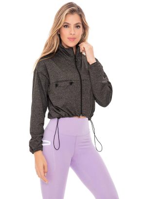CHAQUETA DEPORTIVA MUJER EN TELA JACQUARD REF: 106513