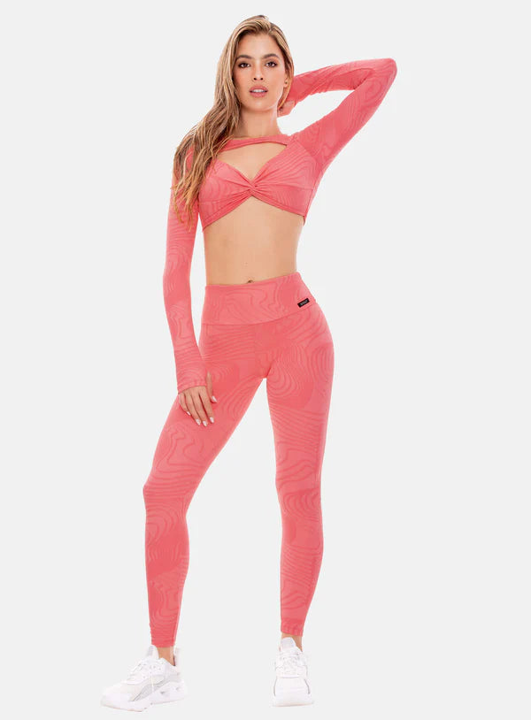 LEGGINS DEPORTIVO JACQUARD CON PUSH UP REF: 107523 - Sabrinasport7