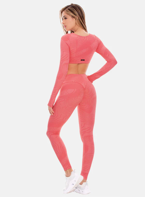 LEGGINS DEPORTIVO JACQUARD CON PUSH UP REF: 107523 - Sabrinasport7