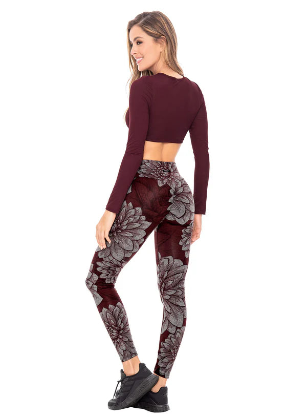 LEGGINS DEPORTIVO POLIAMIDA SUBLIMADO REF: 106493 - Sabrinasport7