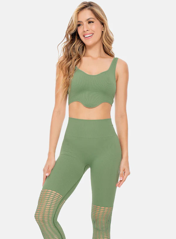 TOP DEPORTIVO MUJER SIN COSTURAS TALLA ÚNICA REF:105163 - Sabrinasport7