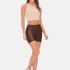 SHORT DEPORTIVO POLIÉSTER TELA APARIENCIA CUERO REF 107193
