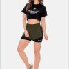 SHORT DEPORTIVO POLIESTER CON SHORT INTERNO 107883 - Sabrinasport7