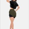 SHORT DEPORTIVO POLIESTER CON SHORT INTERNO 107883 - Sabrinasport7