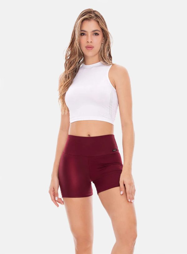 TOP DEPORTIVO POLIÉSTER CON CORTE LASER REF: 107073