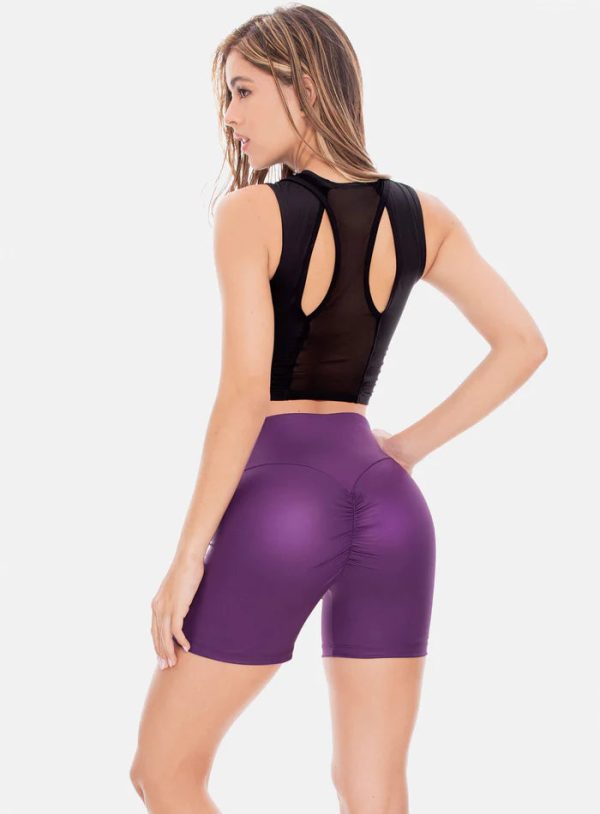 TOP DEPORTIVO POLIÉSTER CON CORTE LASER REF: 107073