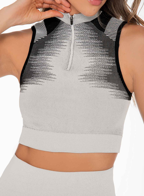 TOP BABALU DEPORTIVO POLIAMIDA SIN COSTURAS BLANCO 111883