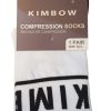 MEDIAS DE COMPRESION COLOR BLANCO-NEGRO REF - KW7SKMP1002