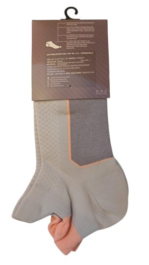 MEDIAS DE COMPRESION COLOR GRIS-NEGRO REF - KW10SKMP1017