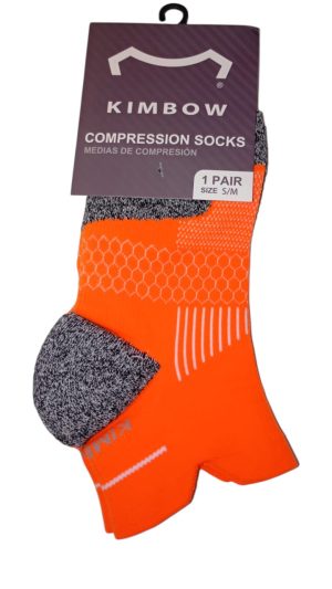 MEDIAS DE COMPRESION COLOR NARANJA-NEGRO REF - KW8SKMP1