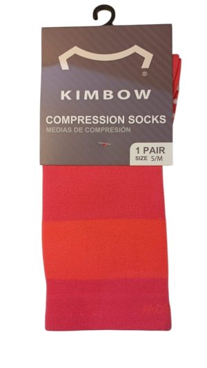 MEDIAS DE COMPRESION COLOR ROJO-NARANJA REF - KW4SKMP1024 (2)