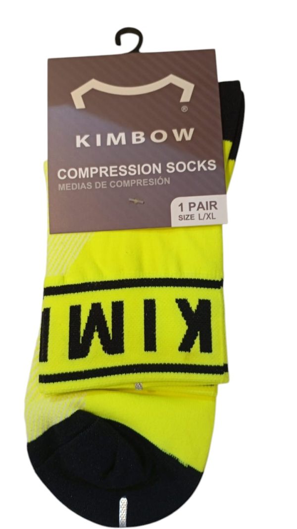 MEDIAS DE COMPRESION COLOR VERDE FLUORESCENTE REF - KW7SKLP1016