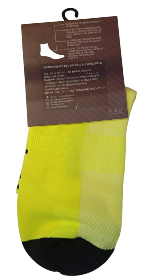 MEDIAS DE COMPRESION COLOR VERDE FLUORESCENTE REF - KW7SKLP1016