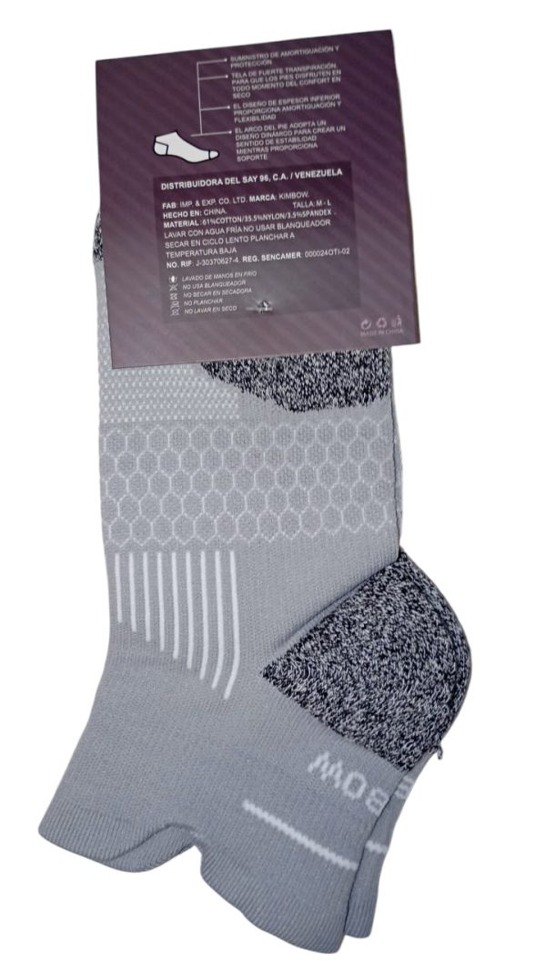 MEDIAS DE COMPRESION GRIS-NEGRO REF- KW8SKLP1717