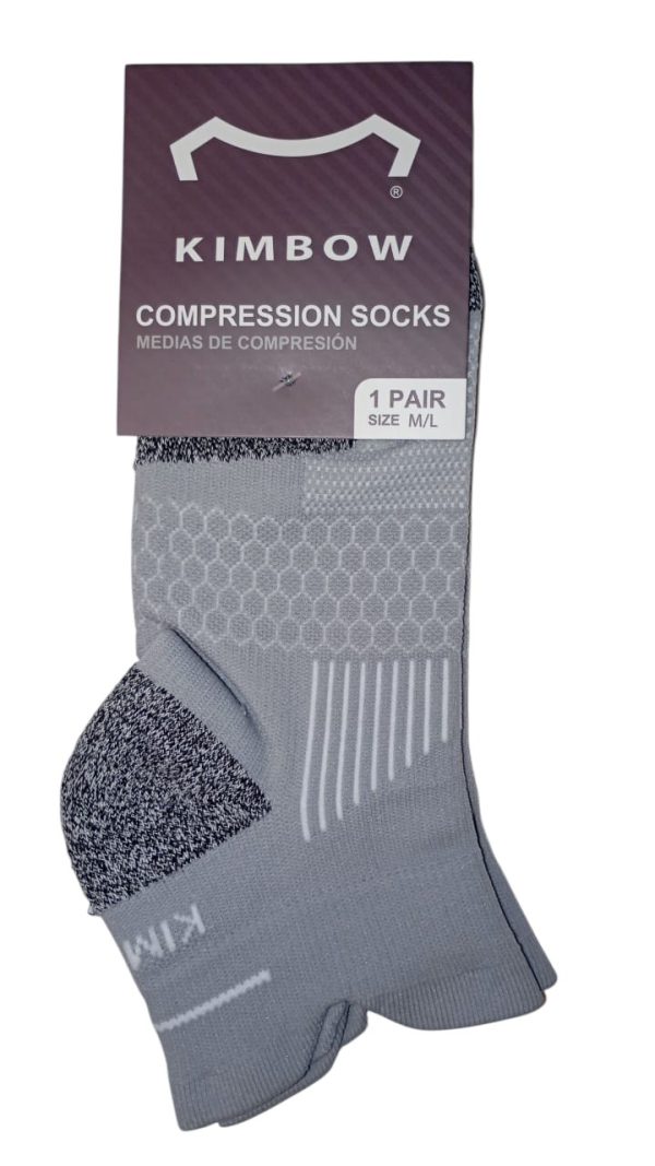 MEDIAS DE COMPRESION GRIS-NEGRO REF- KW8SKLP1717