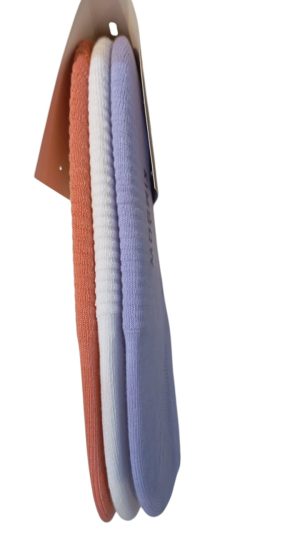PACK DE MEDIAS DE COMPRESION COLOR MORADO BLANCO ROJO REF - KW11SKMP370 (3)