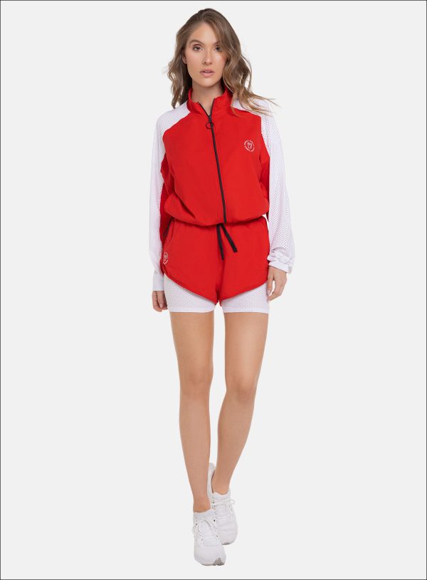 SHORT DEPORTIVO DAMA COLOR ROJO - 109143 SHORT DEPORTIVO DAMA COLOR ROJO - 109143