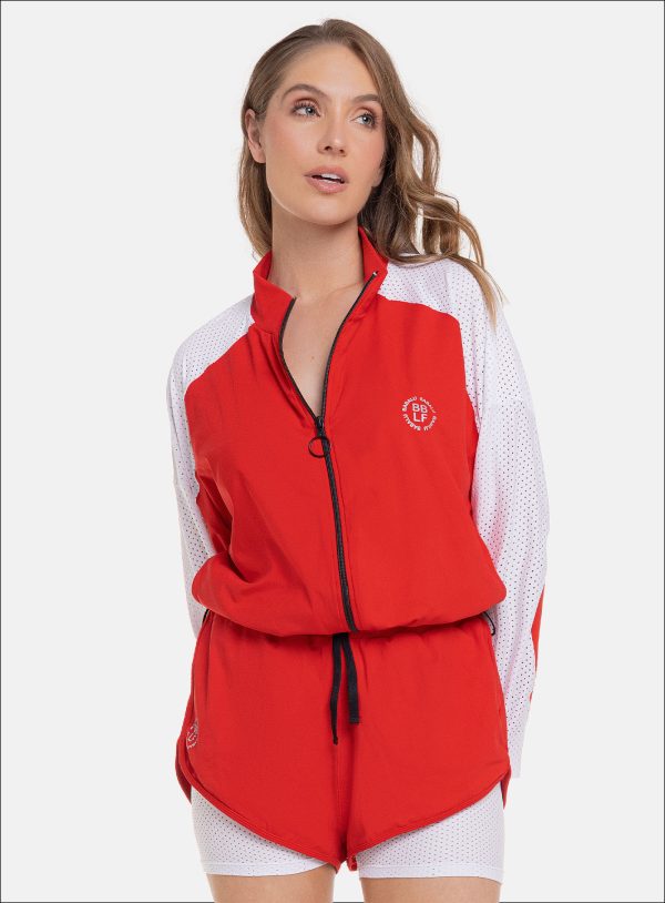 CHAQUETA DEPORTIVA DAMA ROJO - 109153 CHAQUETA DEPORTIVA DAMA ROJO - 109153