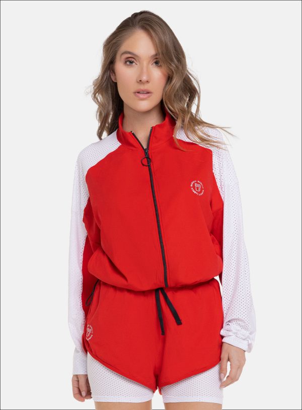 CHAQUETA DEPORTIVA DAMA ROJO - 109153 CHAQUETA DEPORTIVA DAMA ROJO - 109153