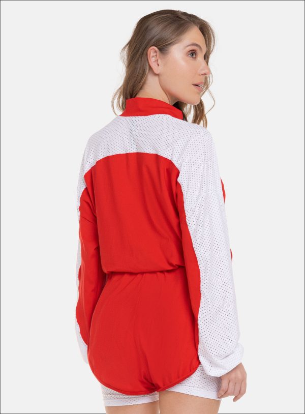 CHAQUETA DEPORTIVA DAMA ROJO - 109153 CHAQUETA DEPORTIVA DAMA ROJO - 109153