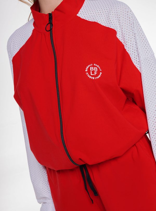 CHAQUETA DEPORTIVA DAMA ROJO - 109153 CHAQUETA DEPORTIVA DAMA ROJO - 109153