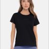 CAMISETA DEPORTIVA PARA DAMA COLOR NEGRO - 111063 CAMISETA DEPORTIVA PARA DAMA COLOR NEGRO - 111063