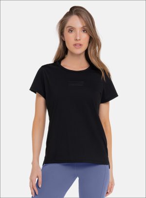 CAMISETA DEPORTIVA PARA DAMA COLOR NEGRO - 111063 CAMISETA DEPORTIVA PARA DAMA COLOR NEGRO - 111063