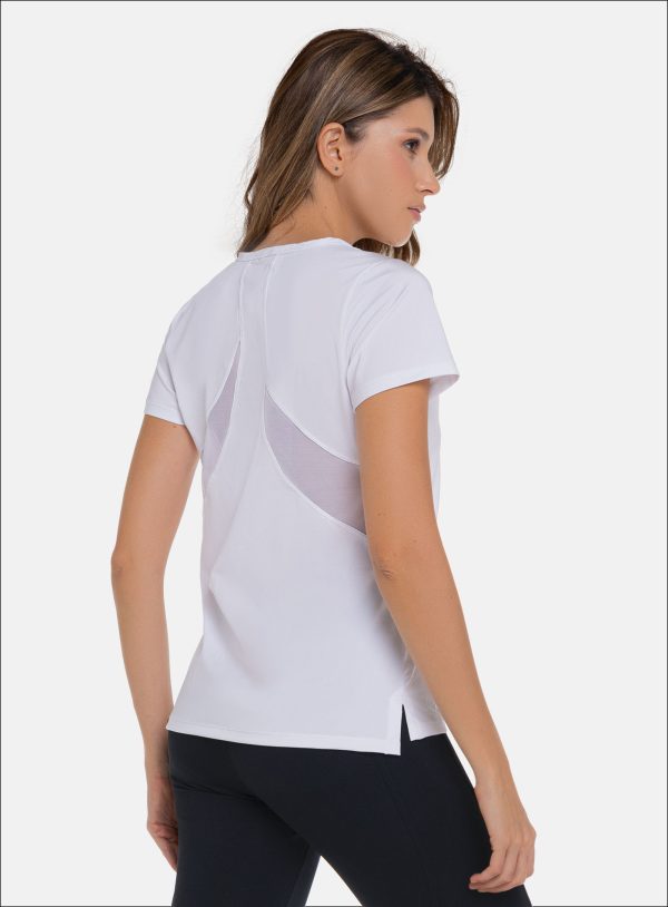 CAMISETA DEPORTIVA PARA DAMA COLOR BLANCO - 111063 CAMISETA DEPORTIVA PARA DAMA COLOR BLANCO - 111063