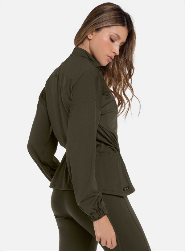 CHAQUETA DEPORTIVA DAMA COLOR VERDE - 111593 CHAQUETA DEPORTIVA DAMA COLOR VERDE - 111593