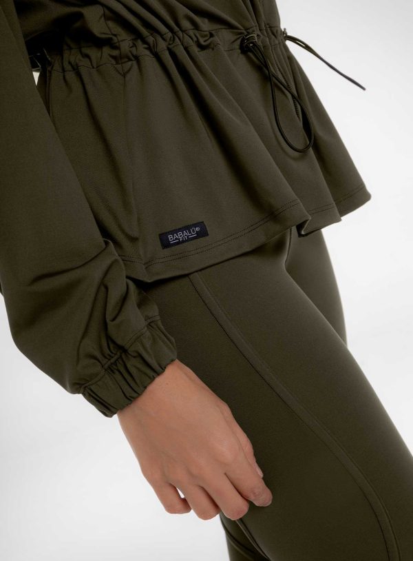 CHAQUETA DEPORTIVA DAMA COLOR VERDE - 111593 CHAQUETA DEPORTIVA DAMA COLOR VERDE - 111593