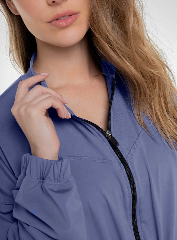 CHAQUETA DEPORTIVA DAMA COLOR AZUL - 111593 CHAQUETA DEPORTIVA DAMA COLOR AZUL - 111593