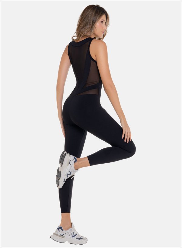 ENTERIZO DEPORTIVO DAMA COLOR NEGRO - 111633 ENTERIZO DEPORTIVO DAMA COLOR NEGRO - 111633