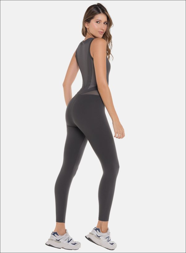 ENTERIZO DEPORTIVO DAMA COLOR GRIS - 111633 ENTERIZO DEPORTIVO DAMA COLOR GRIS - 111633